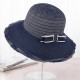 Women Summer Bowknot Straw Beach Hat Big Brim Sunshade Visor Bucket Hats