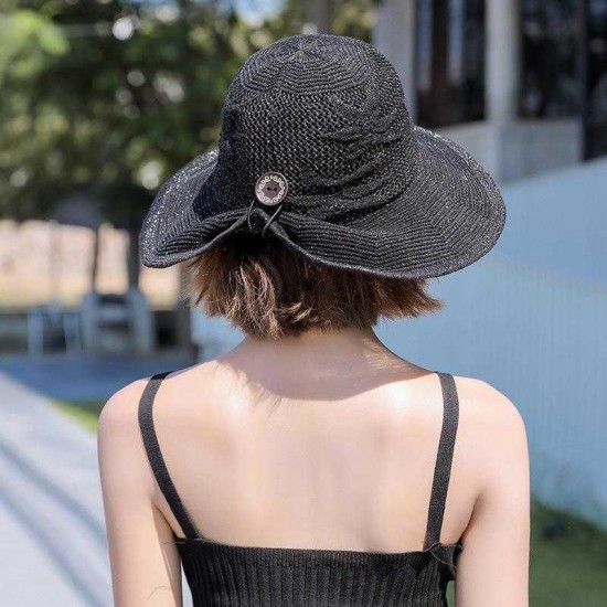 Women Summer Breathable Five Stars Sunscreen Bucket Hat Outdoor Casual Travel Beach Sea Hat