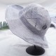 Women Summer Breathable Five Stars Sunscreen Bucket Hat Outdoor Casual Travel Beach Sea Hat