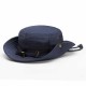 Women Summer Breathable Wide Brim Fisherman Hat Outdoor Gardening Sunscreen Visor Bucket Hats