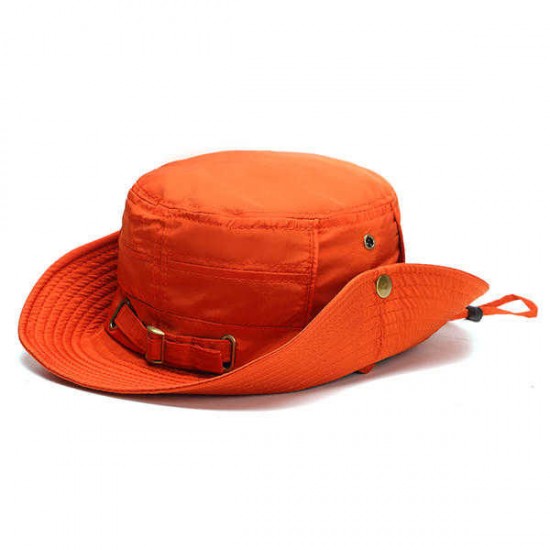 Women Summer Breathable Wide Brim Fisherman Hat Outdoor Gardening Sunscreen Visor Bucket Hats