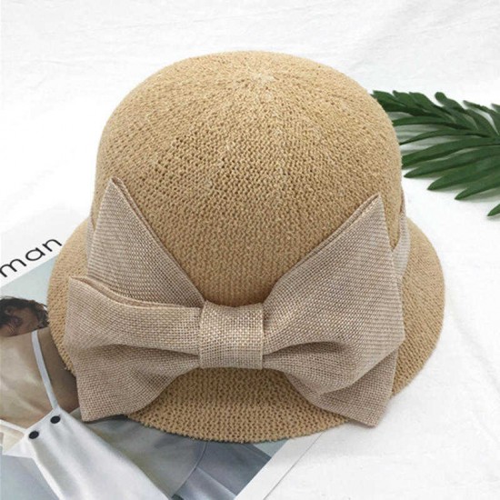 Women Summer Breathable Wide Brimmed Floppy Hat Outdoor Sun Protection Beach Hat