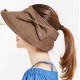 Women Summer Causal UV Protection Sunshade Hat Collapsible Outdoor Hat