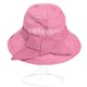 Women Summer Chiffon Flower Bow Bucket Hat Casual Sunscreen Visor Beach Hat