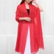 Women Summer Chiffon Scarf Solid Soft Long Scarves Shawls Sunscreen Beach Towel