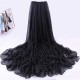 Women Summer Chiffon Scarf Solid Soft Long Scarves Shawls Sunscreen Beach Towel