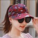 Women Summer Chiffon Sunscreen Ponytail Empty Top Baseball Cap Outdoor Casual Travel Anti-UV Hat