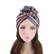 Women Summer Cotton Floral Chemo Turban Cap Bohemian Style Beanie Hat