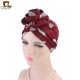 Women Summer Cotton Floral Chemo Turban Cap Bohemian Style Beanie Hat