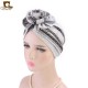 Women Summer Cotton Floral Chemo Turban Cap Bohemian Style Beanie Hat