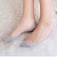 Women Summer Cotton Non-Slip Boat Socks Crystal Silk Breathable Socks