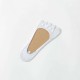 Women Summer Cotton Solid Color Five Toe Socks Breathable Sweat Absorption Invisible Sock