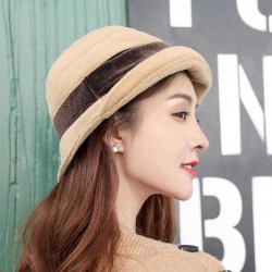 Women Summer Crimped Sun Protection Wide Brimmed Bucket Hat Fisherman Cap