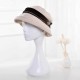 Women Summer Crimped Sun Protection Wide Brimmed Bucket Hat Fisherman Cap