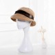 Women Summer Crimped Sun Protection Wide Brimmed Bucket Hat Fisherman Cap