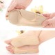 Women Summer Empty Five Toe Anti Skid Socks Soft Foot Cushion Sweat Invisible Sock