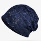 Women Summer Flower Lace Cap Beanie Skull Cap and Scarves Dual Use Hat Collar Bonnet Hats