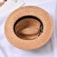 Women Summer Foldable Sunscreen Jazz Beach Hat Straw Hollow Breathable Sun Caps