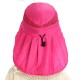 Women Summer Foldable Thin Breathable Wide Brim Beach Hat Outdoor Sport Sunscreen Visor Cap