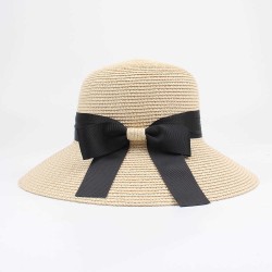 Women Summer Foldable Travel Beach Fisherman Hat Outdoor Sunscreen Straw Hat