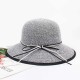 Women Summer Foldable Wide Brim Beach Sun Hat Breathable Sunscreen Bucket Hat