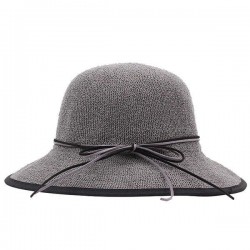 Women Summer Foldable Wide Brim Beach Sun Hat Breathable Sunscreen Bucket Hat