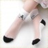 Women Summer Glass Silk Ankle Socks Harajuku Style Transparent Breathable Socks