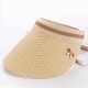 Women Summer Hat Lady Duck Tongue Empty Sun Hat Beach Resort Hat Cap Straw Hat