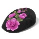 Women Summer Hollow Out Breathable Beret Hat Embroidered Gatsby Newsboy Hunting Caps