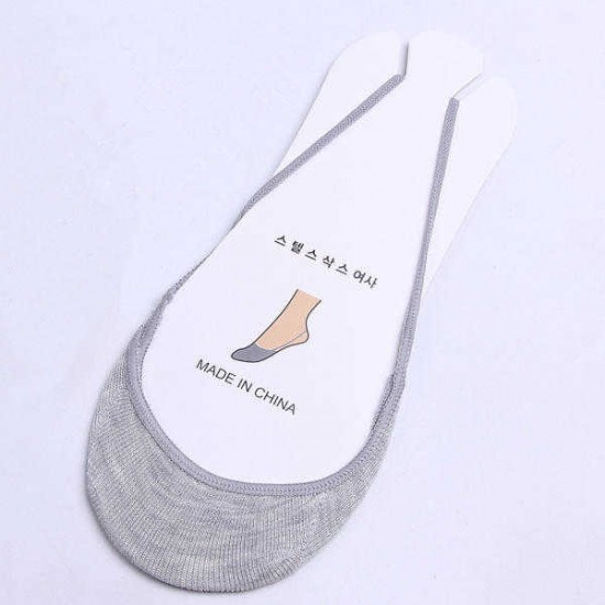 Women Summer Invisible Boat Socks Half Cotton Bottom Wire Harness Stealth Socks