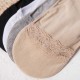 Women Summer Lace Cotton Invisible Boat Socks Casual Low Cut Breathable Ankle Socks