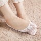 Women Summer Lace Half Cotton Bottom Wire Harness Stealth Socks Antiskid  Boat Socks Ankle Socks