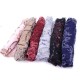 Women Summer Lace and Cotton Breathable Beanie Cap Vintage Earmuffs Flexible Turban Hat