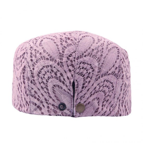 Women Summer Leisure Embroidered Printting Beret Caps Ivy Gatsby Visor Hat Adjustable