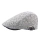 Women Summer Lightweight Lace Printting Beret Caps Adjustable Ivy Visor Hat