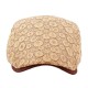 Women Summer Lightweight Lace Printting Beret Caps Adjustable Ivy Visor Hat