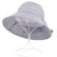 Women Summer Linen UV Visor Hats Foldable Breathable Sunscreen Fisherman Hat