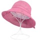 Women Summer Linen UV Visor Hats Foldable Breathable Sunscreen Fisherman Hat