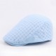 Women Summer Mesh Breathable Beret Hat Outdoor Casual Sunscreen Forward Cap