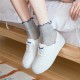 Women Summer Mesh Breathable Middle Tube Socks Ultra-thin Hollow Lace Socks