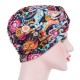 Women Summer Muslin Floral Beanie Hat Cotton Thin Comfortable Sunshade Hat