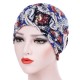 Women Summer Muslin Floral Beanie Hat Cotton Thin Comfortable Sunshade Hat