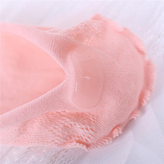 Women Summer Non-Slip Silicone Breathable Boat Socks Mesh Soft Boat Socks