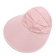 Women Summer Outdoor Casual Foldable Sunshade Hat UV Protection Visor Hat