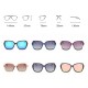 Women Summer Outdoor Casual UV Protection Polarized Sunglasses PC Frame Glasses