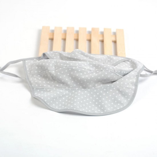 Women Summer Outdoor Cotton Dot Dust Masks Breathable Sunscreen Face Mask