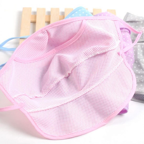 Women Summer Outdoor Cotton Dot Dust Masks Breathable Sunscreen Face Mask