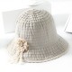 Women Summer Outdoor Cotton Foldable Fishing Hat Breathble Adjustable Lace Bucket Hat