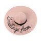 Women Summer Outdoor Embroidered Wide Brim Big Hats Travel Beach Sunshade Straw Hat