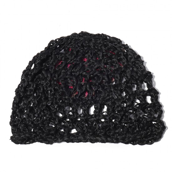 Women Summer Outdoor Embroidery Flower Mesh Hat Good Elasticity Sunshade Beanie Hat